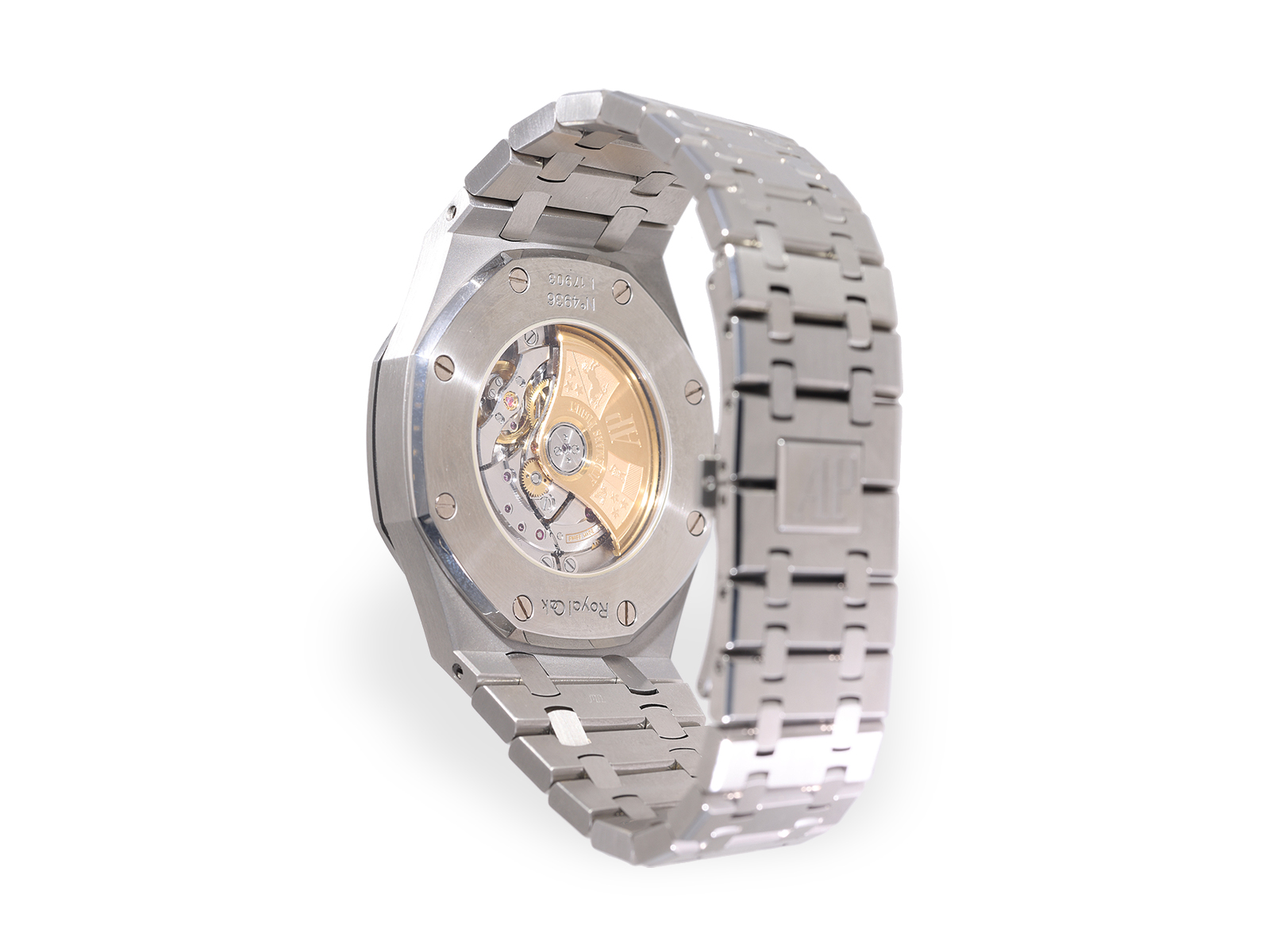 Armbanduhr: hochwertige Herrenuhr Audemars Piguet Royal Oak 15400ST.OO.1220St.01 mit Stammbuchauszug - Bild 7 aus 10