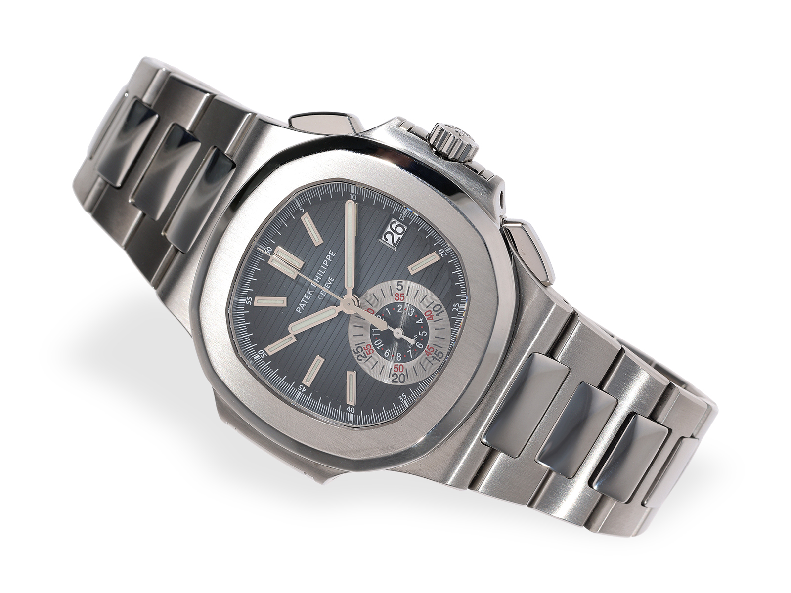 Wristwatch: high-quality Patek Philippe Nautilus Ref. 5980/A1-001 "Geneva Seal" 2009 - Image 4 of 6