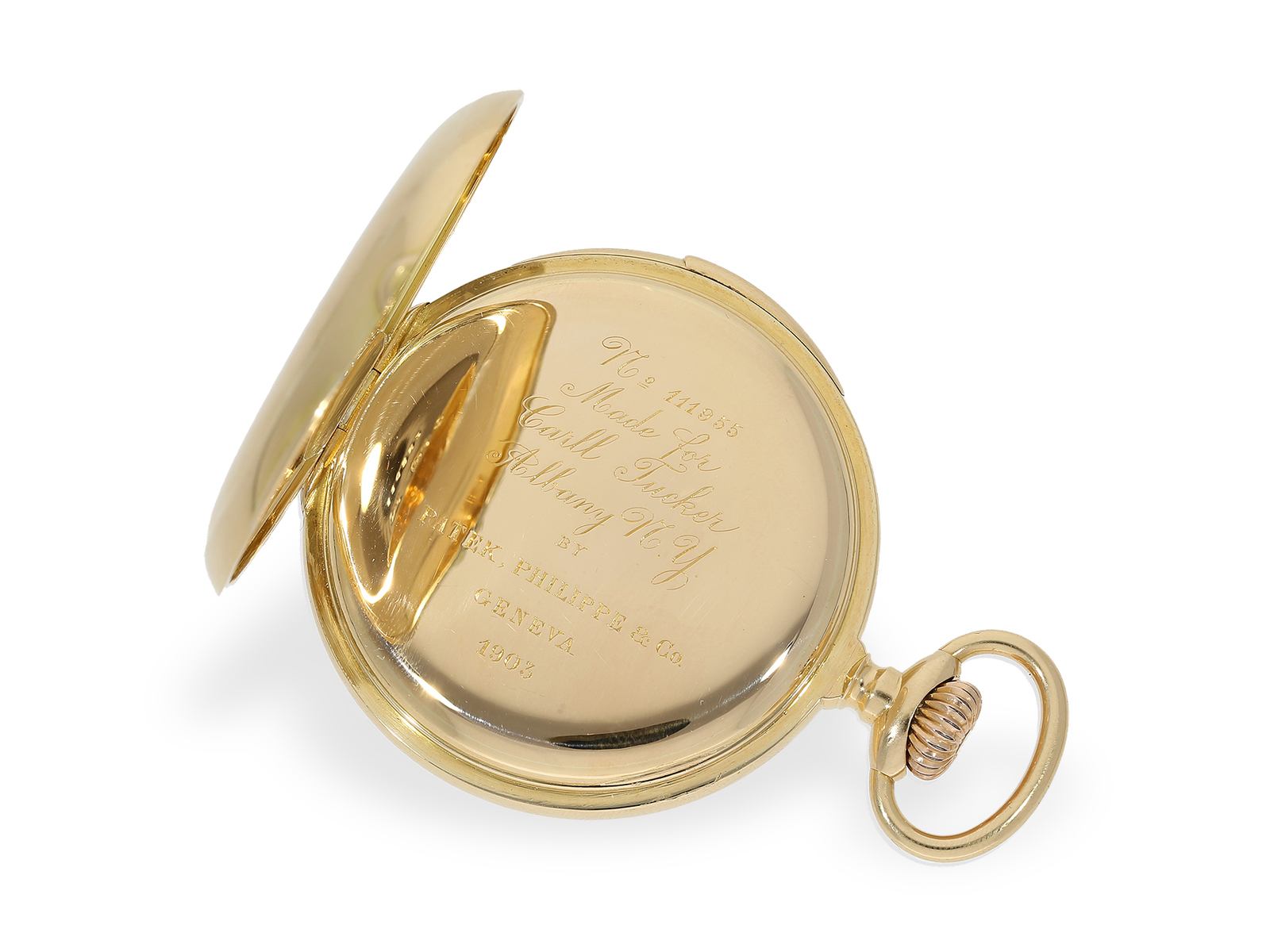 Pocket watch: Patek Philippe precision pocket watch with repeater, top quality, Geneva 1903 - Image 3 of 6