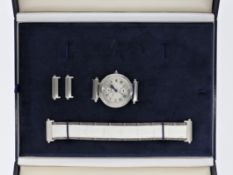 Armbanduhr: hochwertiges vintage Automatik-Chronometer "Forget Geneve" mit Originalbox, new-old-stoc