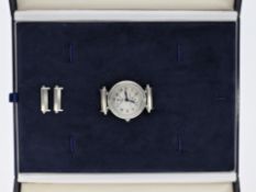 Armbanduhr: hochwertiges vintage Automatik-Chronometer "Forget Geneve" mit Originalbox, new-old-stoc