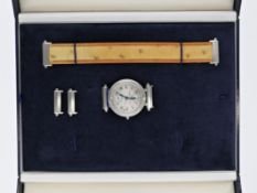 Armbanduhr: hochwertiges vintage Automatik-Chronometer "Forget Geneve" mit Originalbox, new-old-stoc