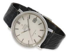 Armbanduhr: großes Omega Constellation Automatikchronometer in Edelstahl, Referenz 168.004, komplett