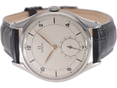 Armbanduhr: Omega "Jumbo" Ref. 2505-5, Edelstahl, ca. 1948