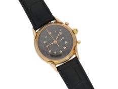 Armbanduhr: seltene vintage Herrenuhr mit Schleppzeiger-Chronograph, Dubey & Schaldenbrand "Index Mo