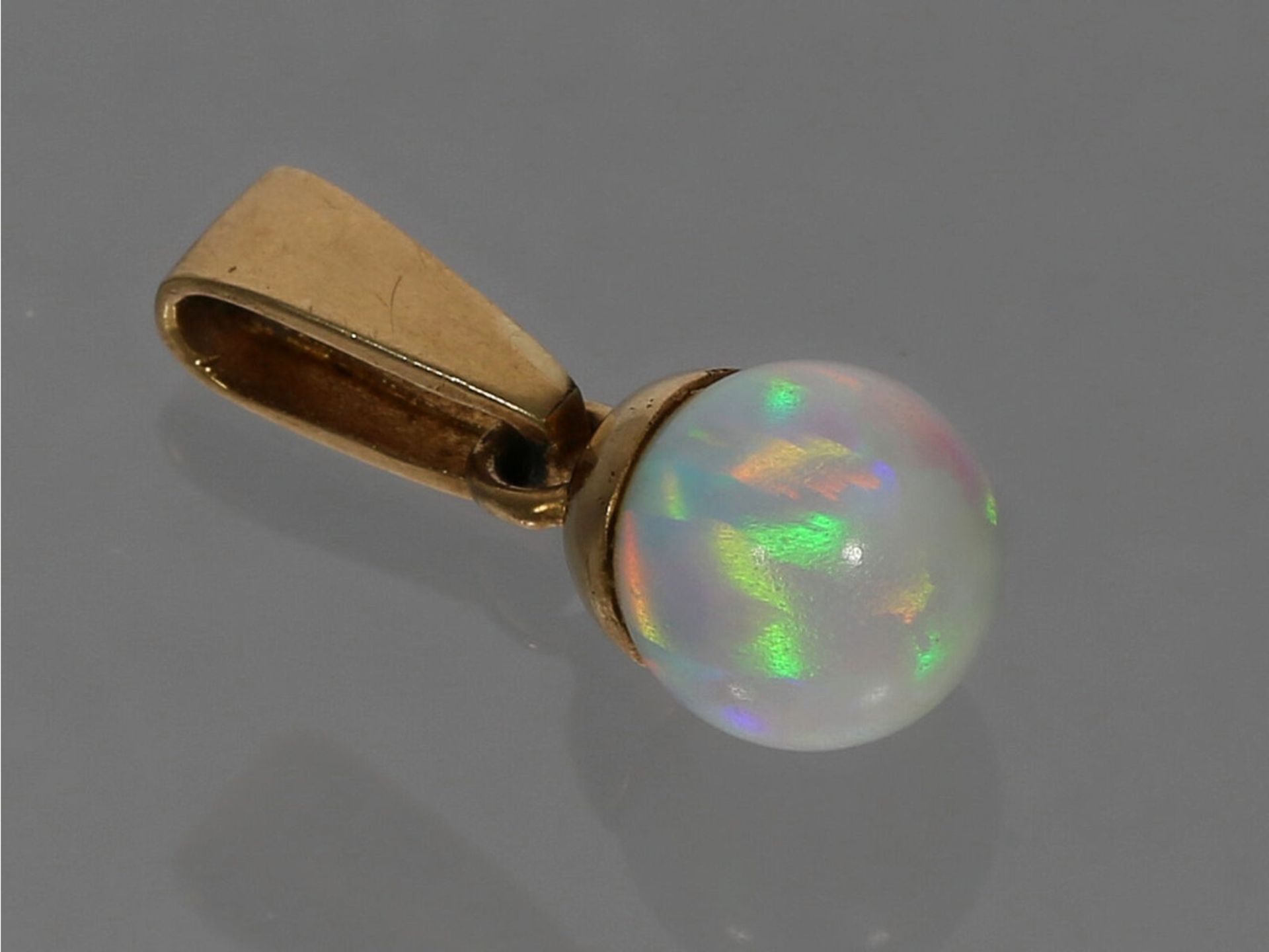Anhänger: kleiner goldener Opal-Anhänger - Bild 2 aus 2