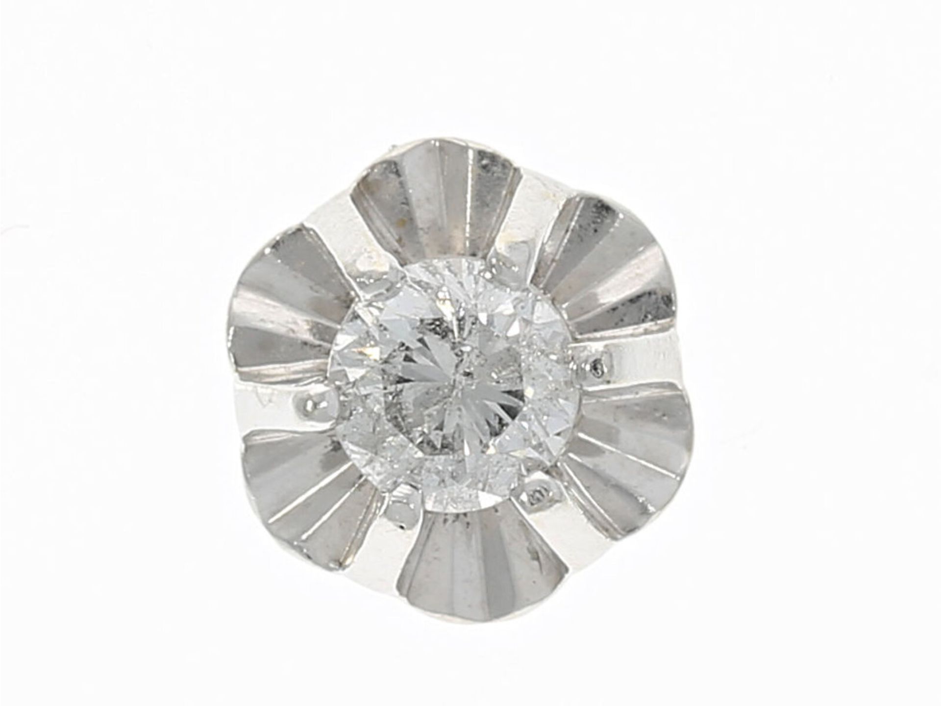 Anhänger: Brillant/Solitär-Anhänger, ca. 0,33ct - Bild 3 aus 3