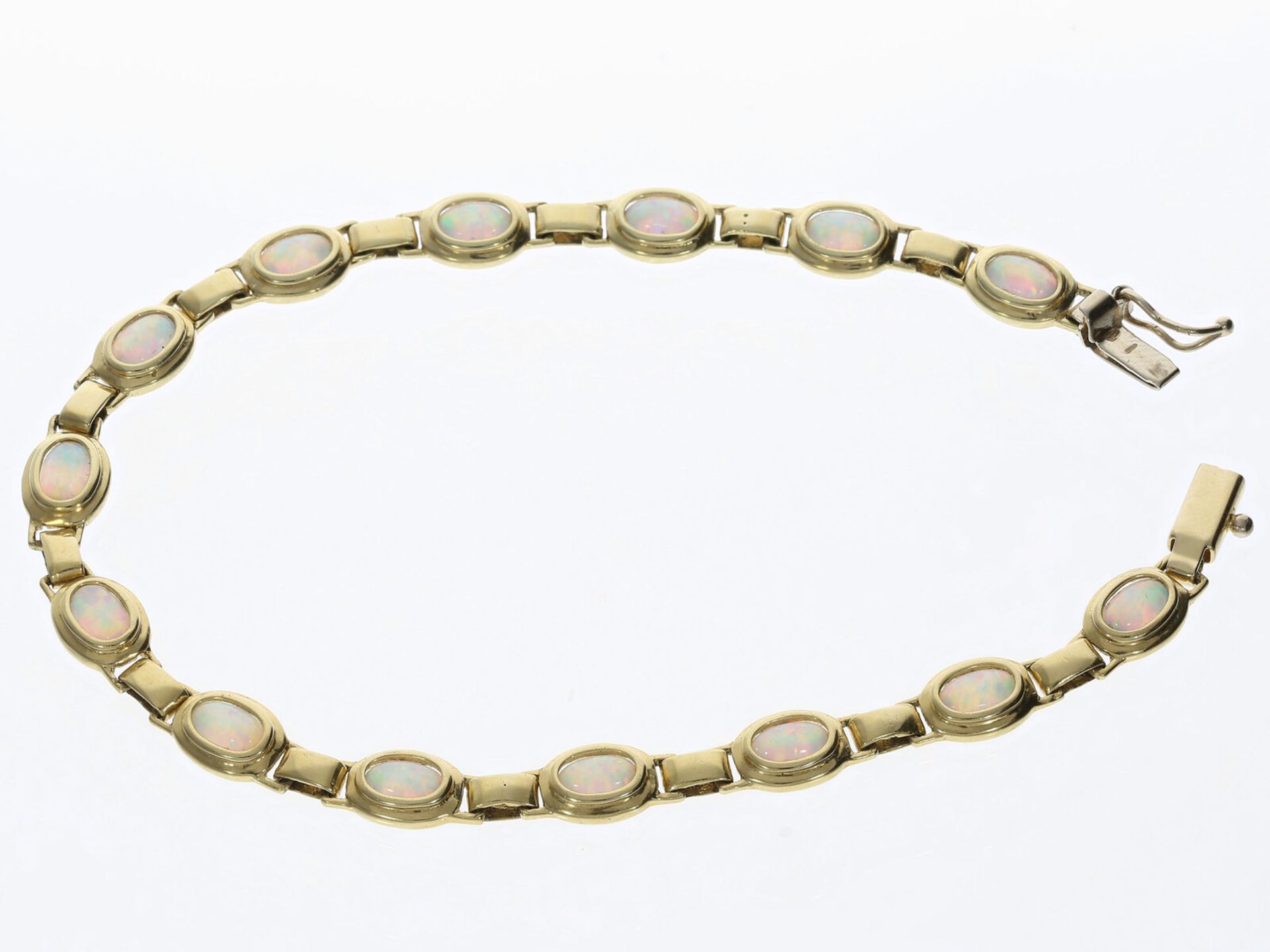 Armband: goldenes vintage Opal-Goldschmiedearmband - Bild 2 aus 2