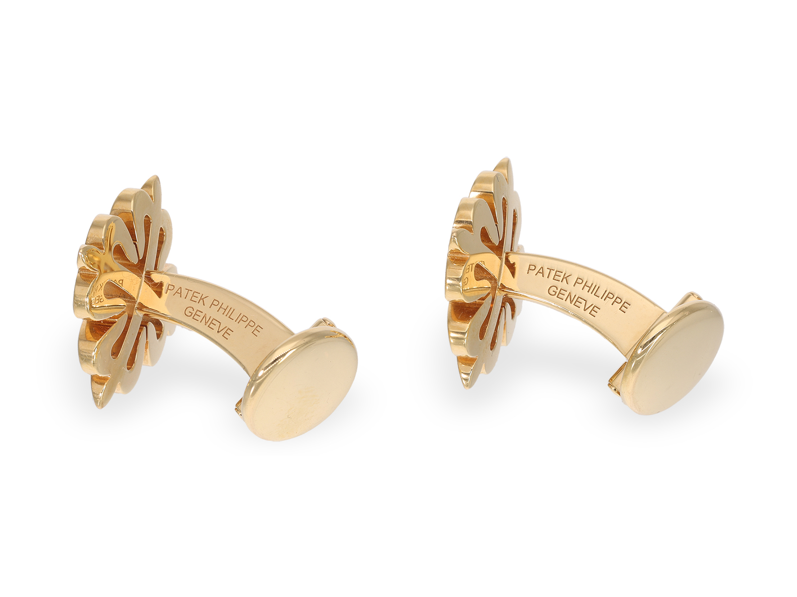 Fine, almost new Patek Philippe "Calatrava" cufflinks, with original box - Image 4 of 8