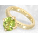 Ring: Markenschmuck von Wempe, "Sundance" by Kim, Peridot