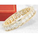 Luxuriöser vintage Memoirering von Cartier, feinster Brillantbesatz von ca. 1,92ct, mit Box