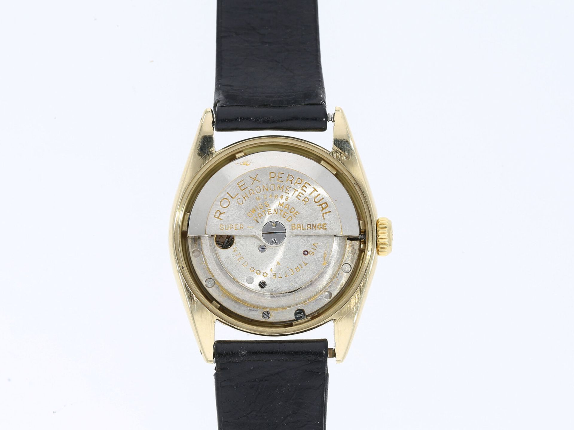 Armbanduhr: seltene, frühe Rolex Bubble Back, Ref.6048, vermutlich von 1949 - Bild 4 aus 4