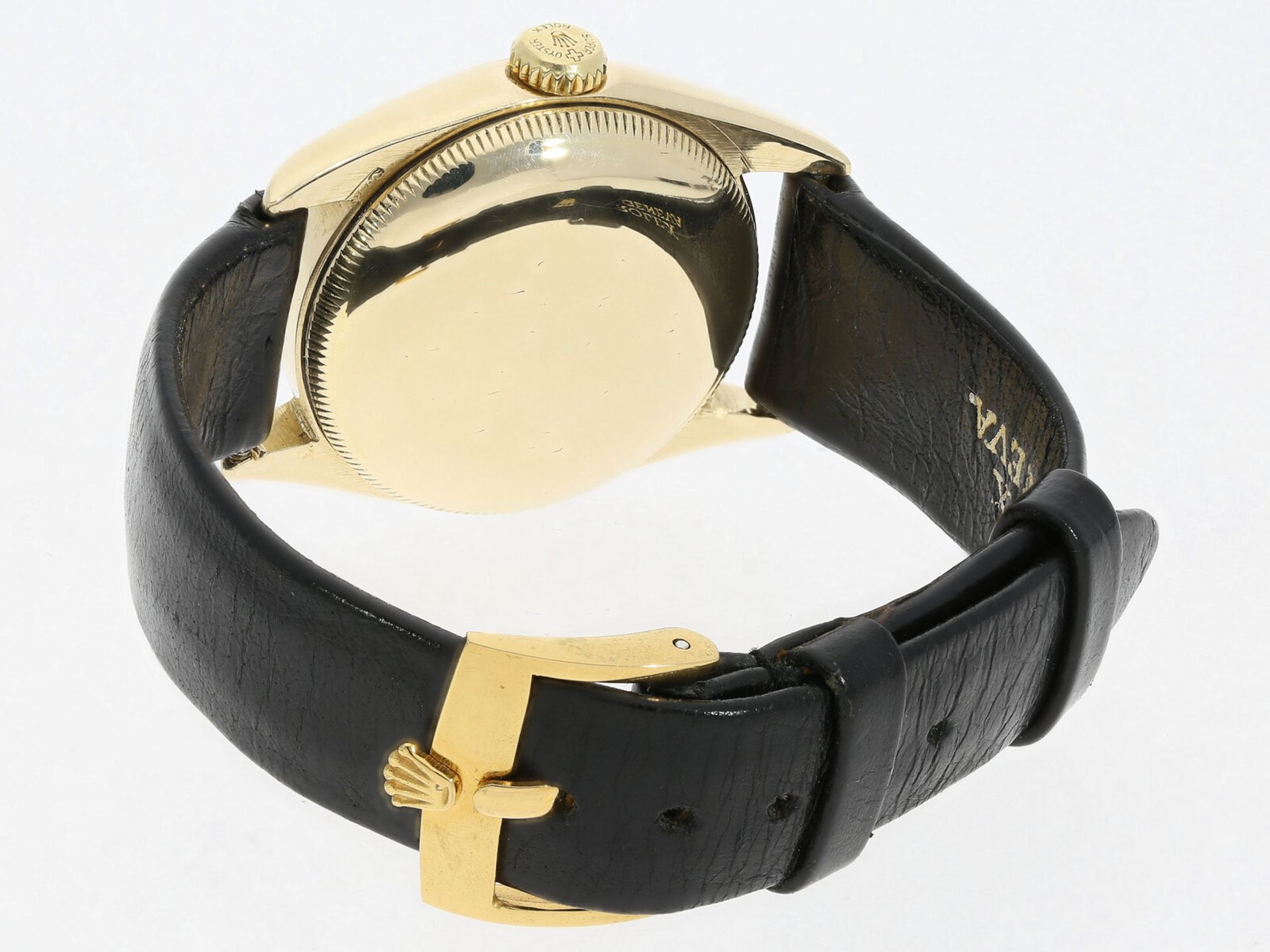 Armbanduhr: seltene, frühe Rolex Bubble Back, Ref.6048, vermutlich von 1949 - Bild 3 aus 4