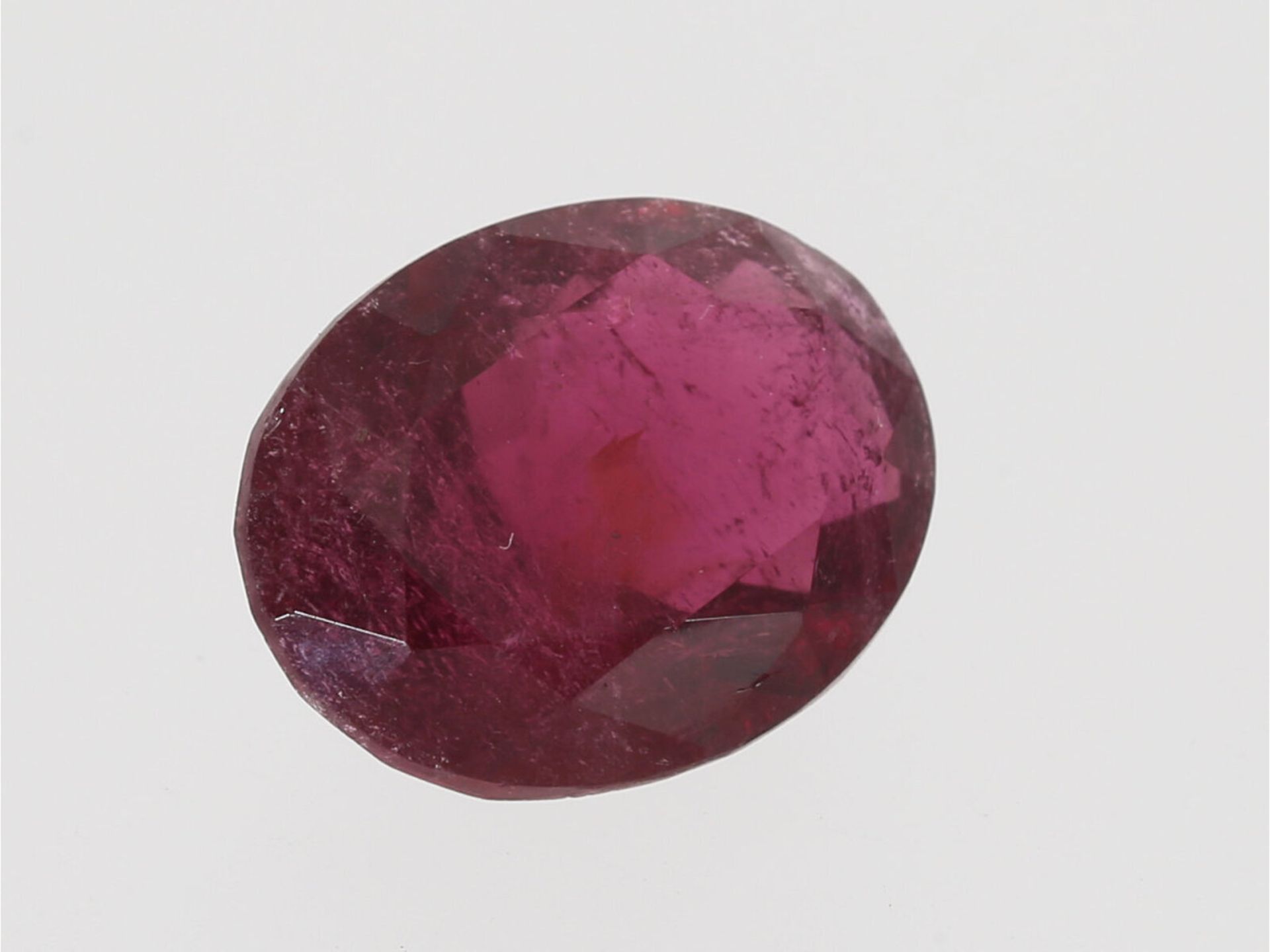 Rubellit: sehr schöner Rubellit - roter Turmalin - von ca. 5,89ct - Bild 2 aus 3