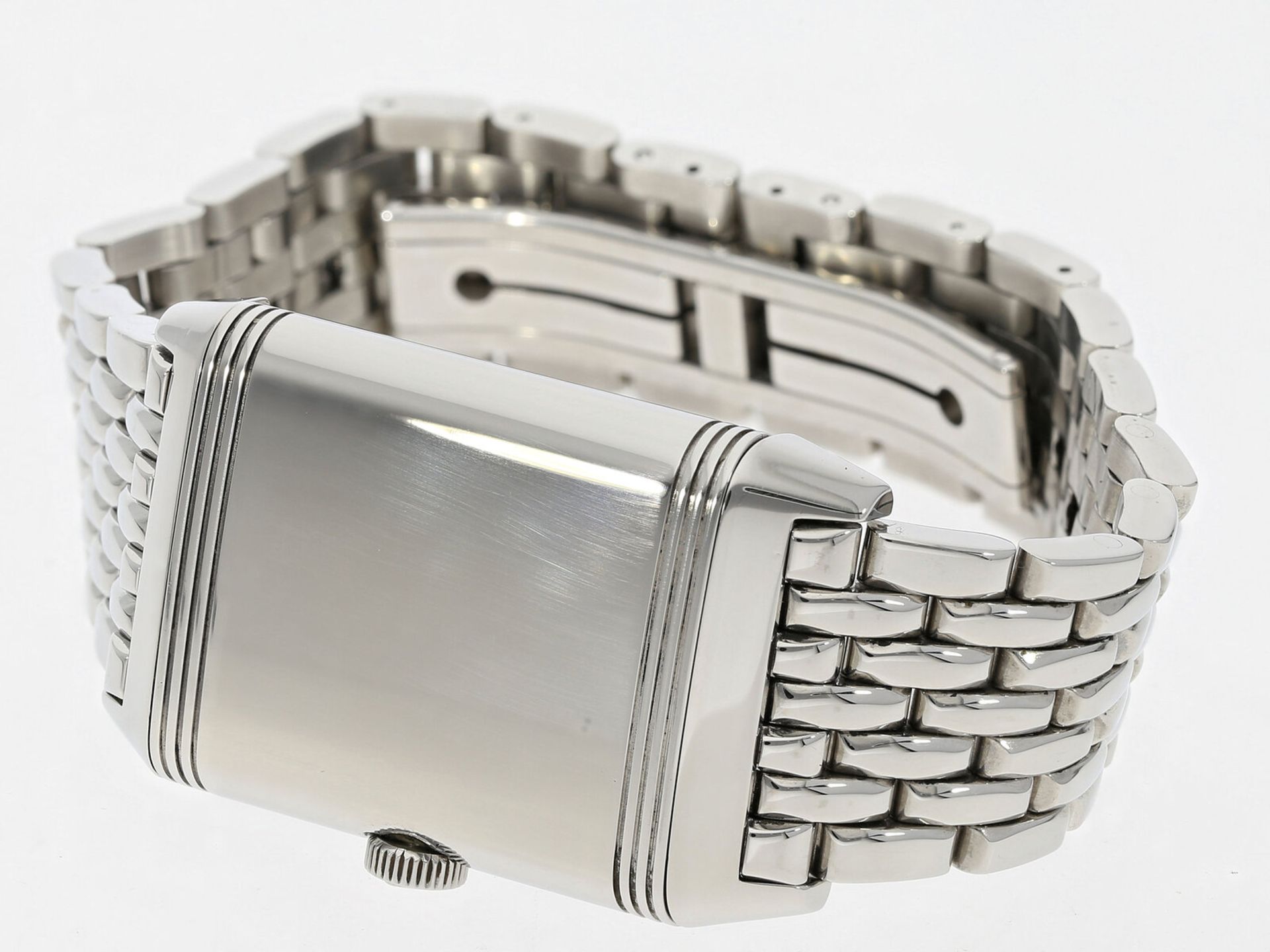 Armbanduhr: hochwertige Herrenuhr Jaeger-LeCoultre "Reverso Grande Taille Ref. 270.8.62" - Bild 3 aus 4