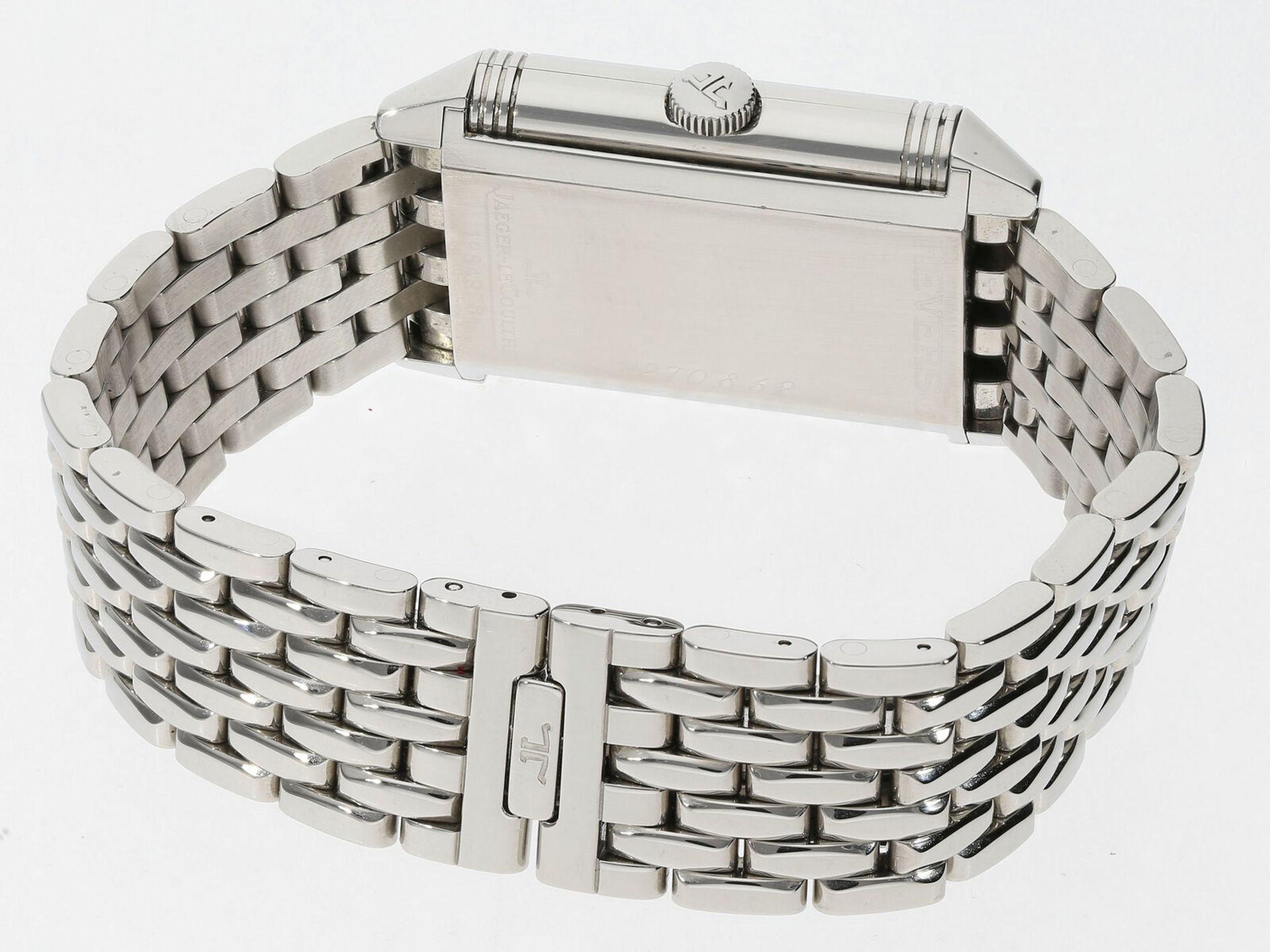 Armbanduhr: hochwertige Herrenuhr Jaeger-LeCoultre "Reverso Grande Taille Ref. 270.8.62" - Bild 4 aus 4