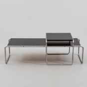 Bauhaus Beistelltisch Set Laccio Um 1960