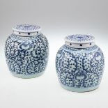 Zwei Ingwertöpfe, China, 19. Jahrhundert