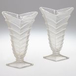 Paar Art Deco Vasen. Um 1930