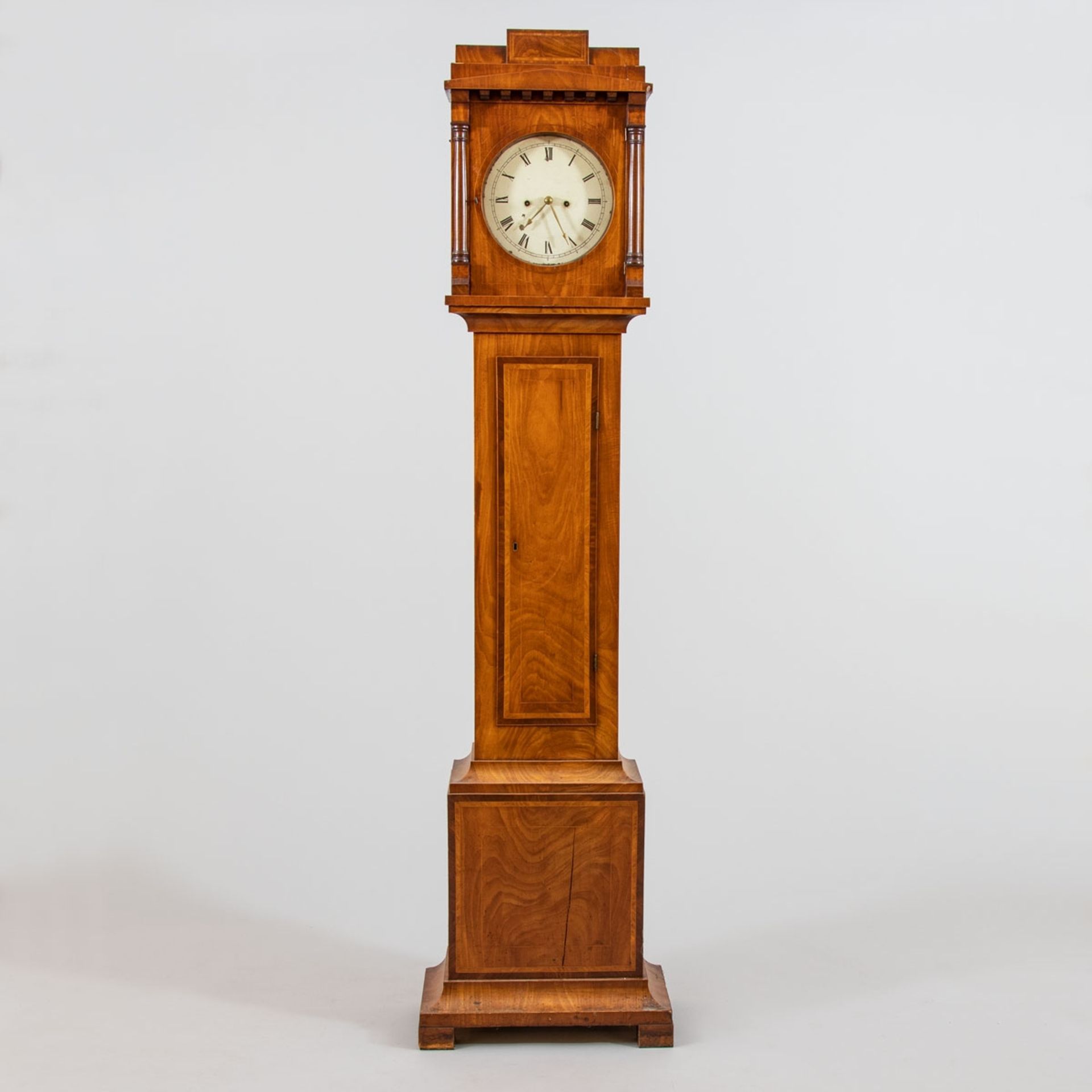 Biedermeier Standuhr Norddeutschland,