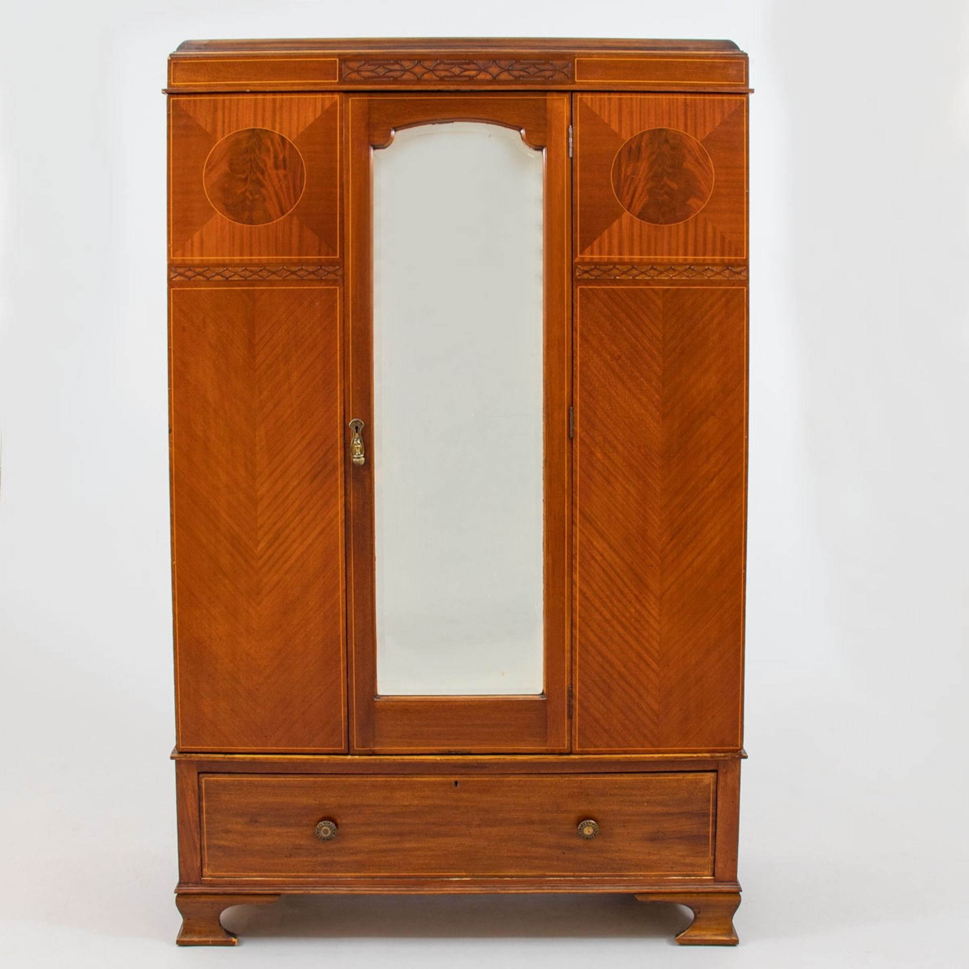 Art Deco Kleiderschrank England, um 1910