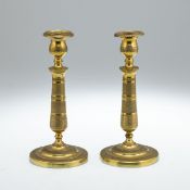 Paar Kerzenleuchter, Biedermeier, um 1820