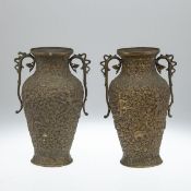 Paar Vasen, Indien, 19. Jahrhundert