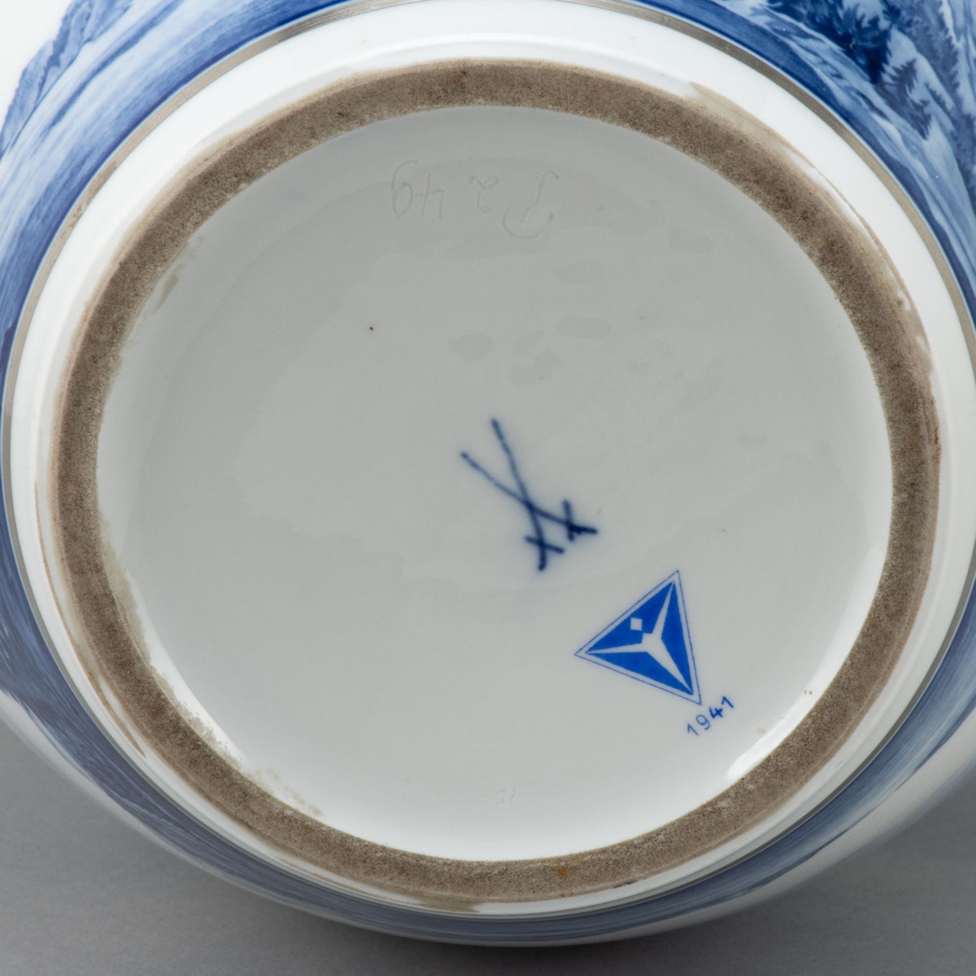 Bodenvase - Geschenk der Junkerswerke. Meissen. - Image 3 of 3