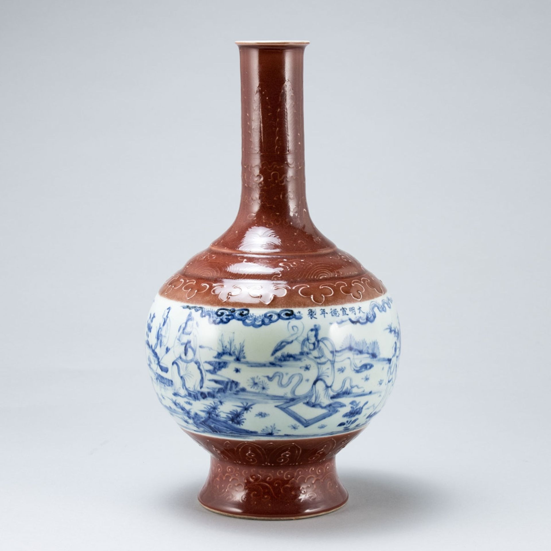 Vase, China, 20. Jahrhundert - Bild 2 aus 2