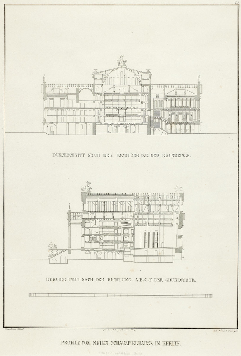 Karl Friedrich Schinkel (1781-1841), 5 Kupferstiche - Bild 10 aus 11