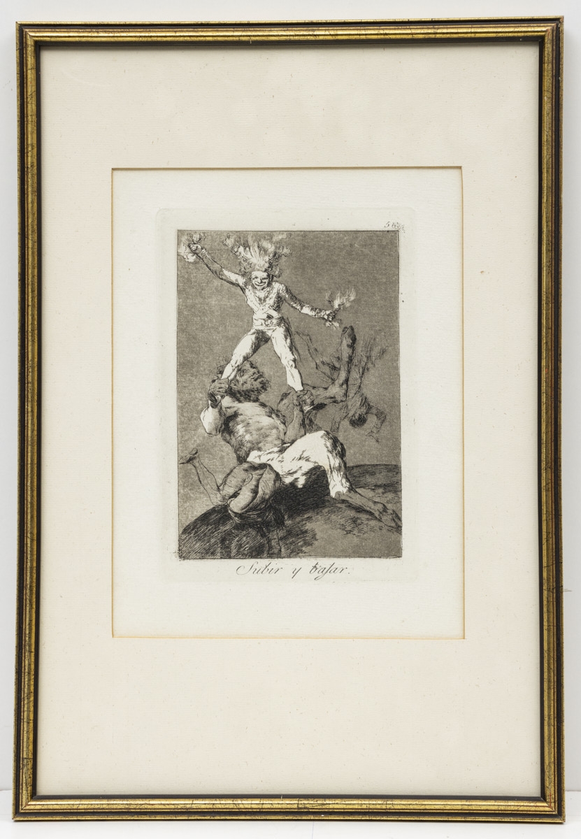 Francisco de Goya (1746-1828), Zwei Radierungen - Bild 3 aus 5