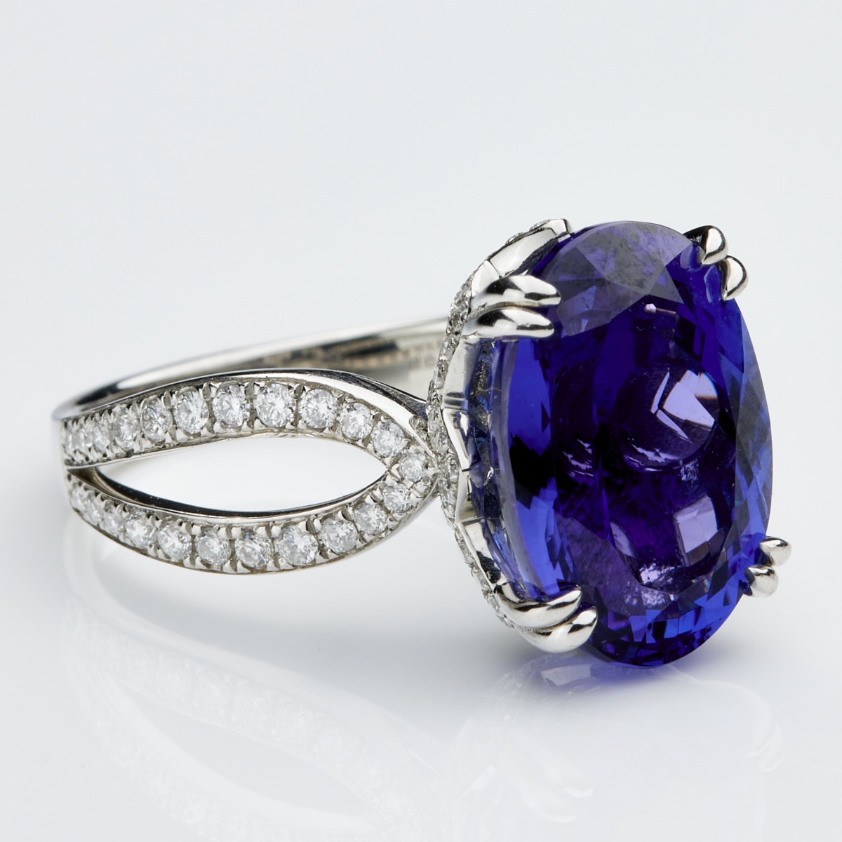 Eleganter Tansanit-Diamant-Ring - Image 2 of 2