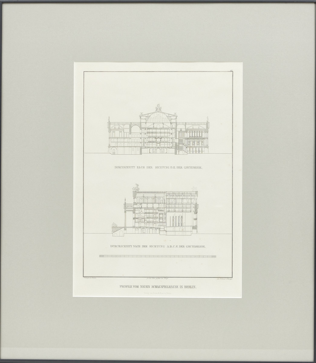 Karl Friedrich Schinkel (1781-1841), 5 Kupferstiche - Bild 11 aus 11