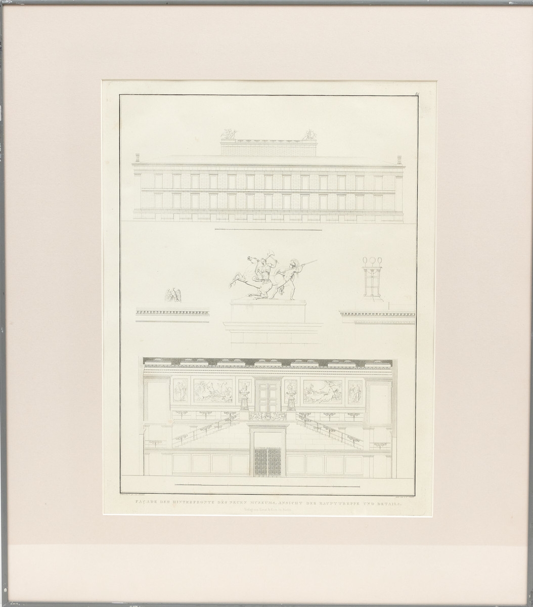 Karl Friedrich Schinkel (1781-1841) (von und nach), 3 Kupferstiche - Bild 7 aus 7