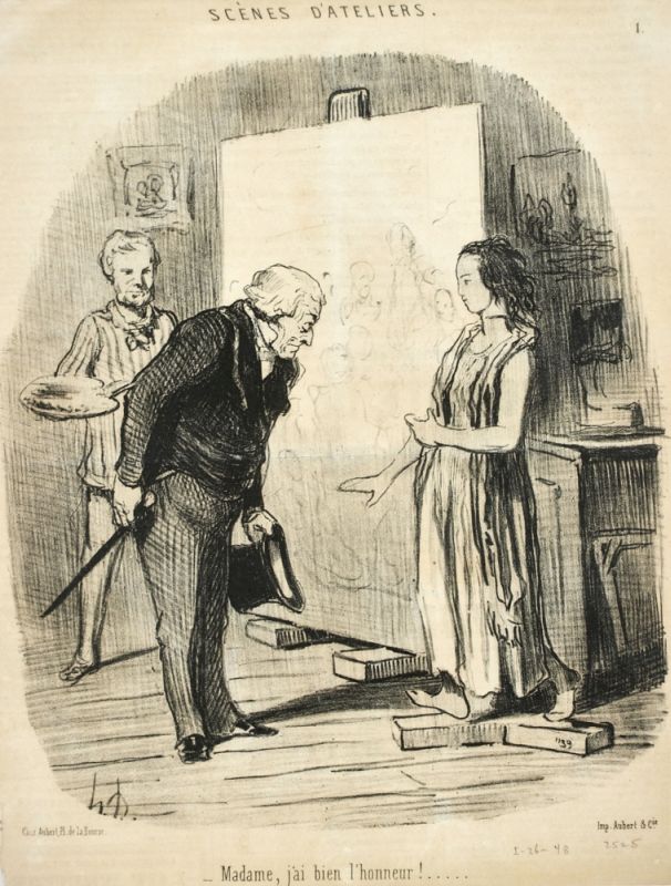 Honoré Daumier (1808-1879), 3 Lithografien - Bild 6 aus 7