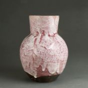 Vase mit Laufglasur. Wohl Meißner Ofen- und Porzellanfabrik AG, vorm. C. Teichert um 1920.