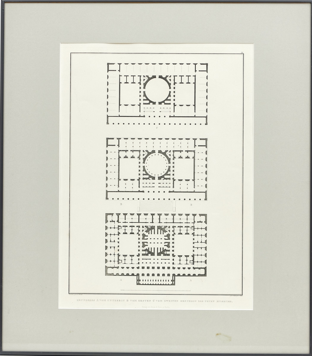 Karl Friedrich Schinkel (1781-1841) (von und nach), 3 Kupferstiche - Bild 5 aus 7