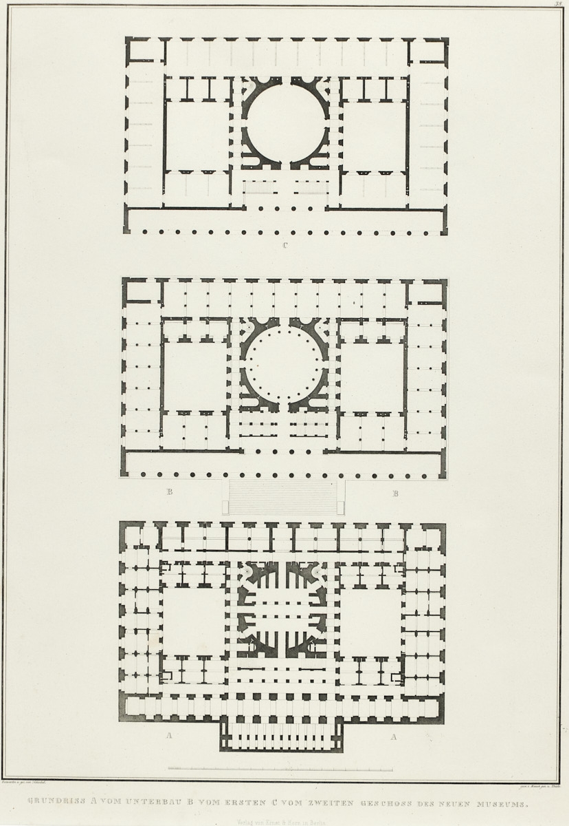 Karl Friedrich Schinkel (1781-1841) (von und nach), 3 Kupferstiche - Bild 4 aus 7