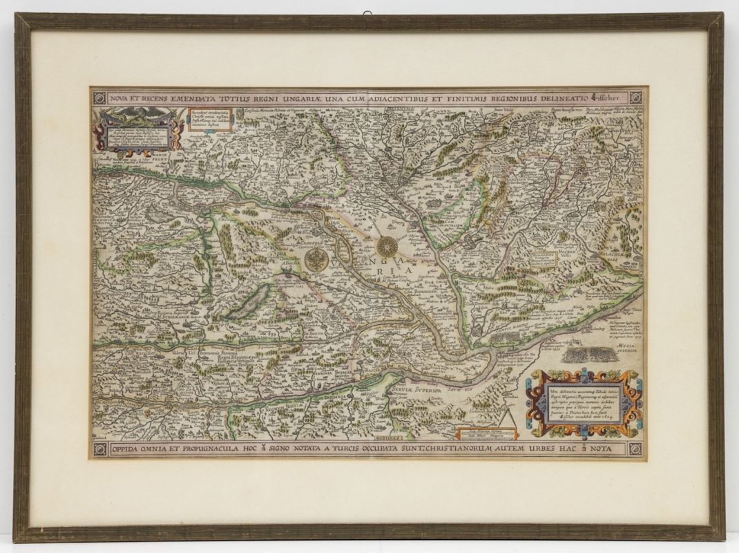 Claes Janszoon Visscher (1587-1652), Kolor. Kupferstich, Ungarn - Bild 2 aus 2