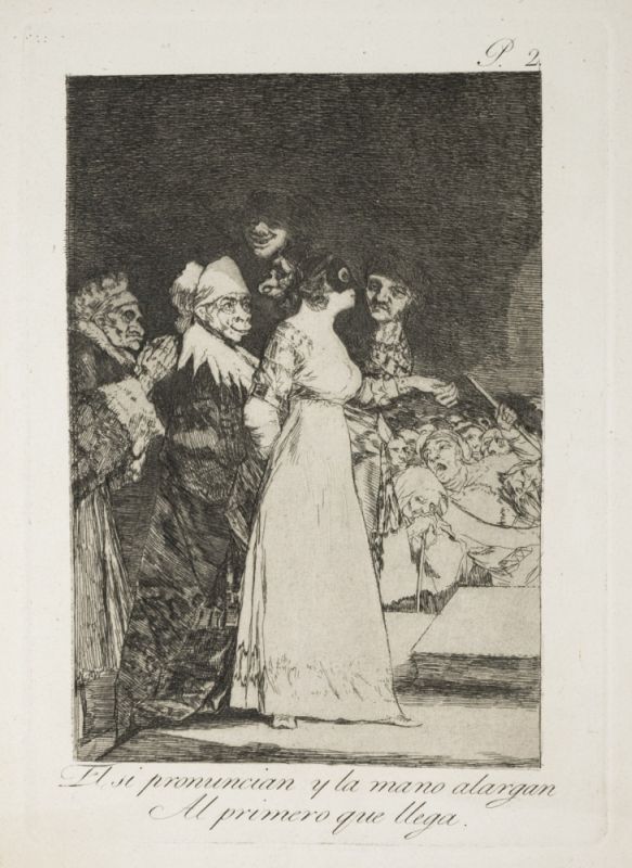 Francisco de Goya (1746-1828), Zwei Radierungen - Bild 4 aus 5