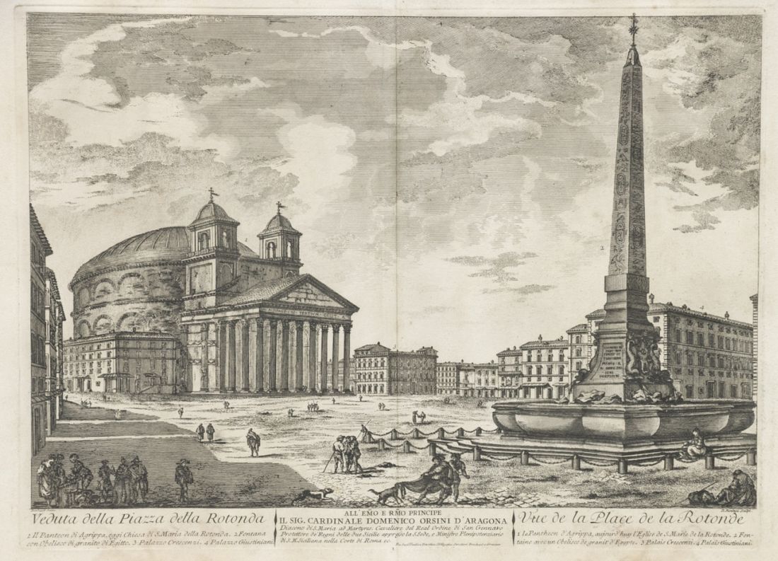 Jean Barbault (1718-1762), drei Kupferstich-Veduten - Bild 4 aus 7