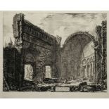 Giovanni Battista Piranesi (1720-1778), Ruine Villa Adriana, Radierung