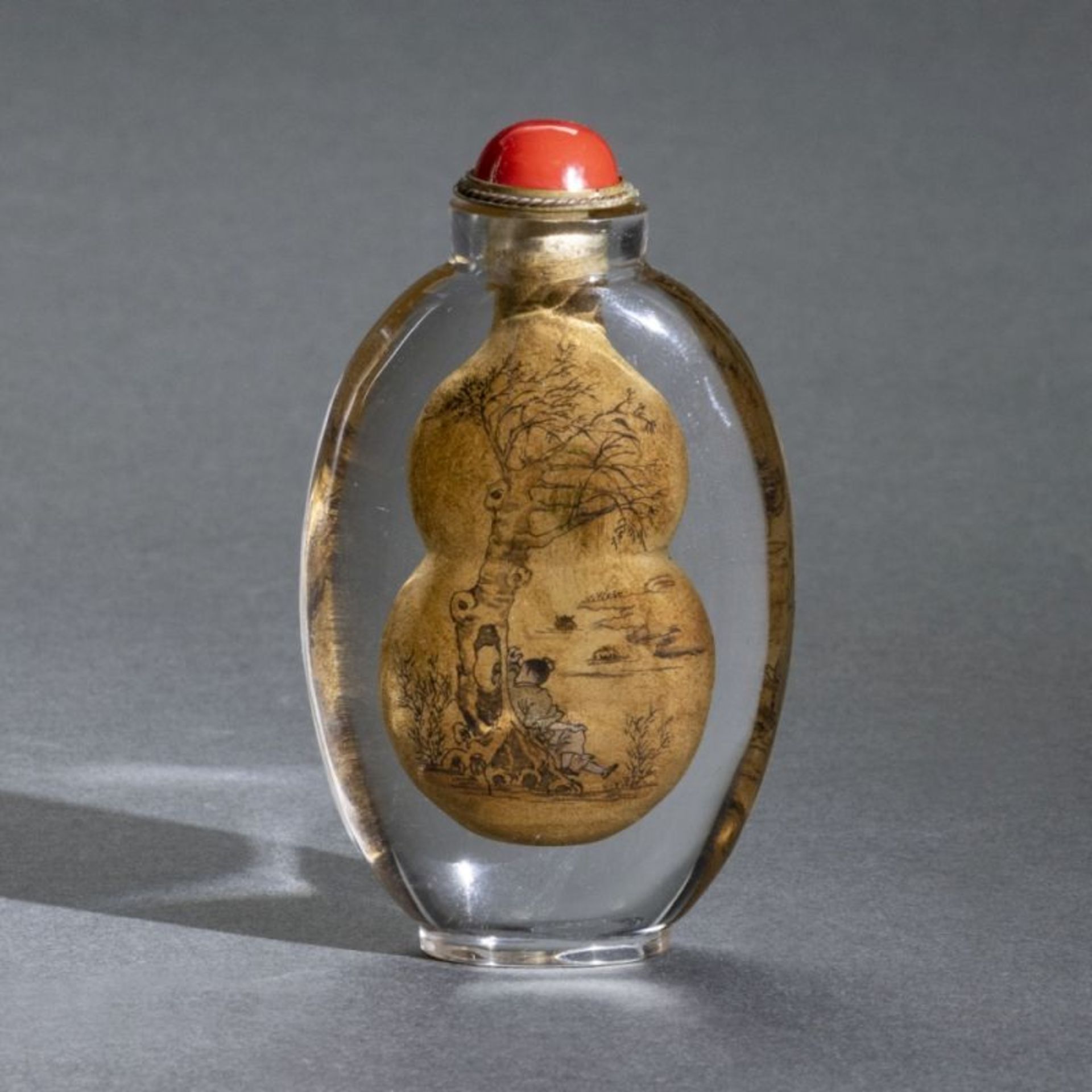 Snuffbottle, China, 20. Jahrhundert - Image 2 of 2