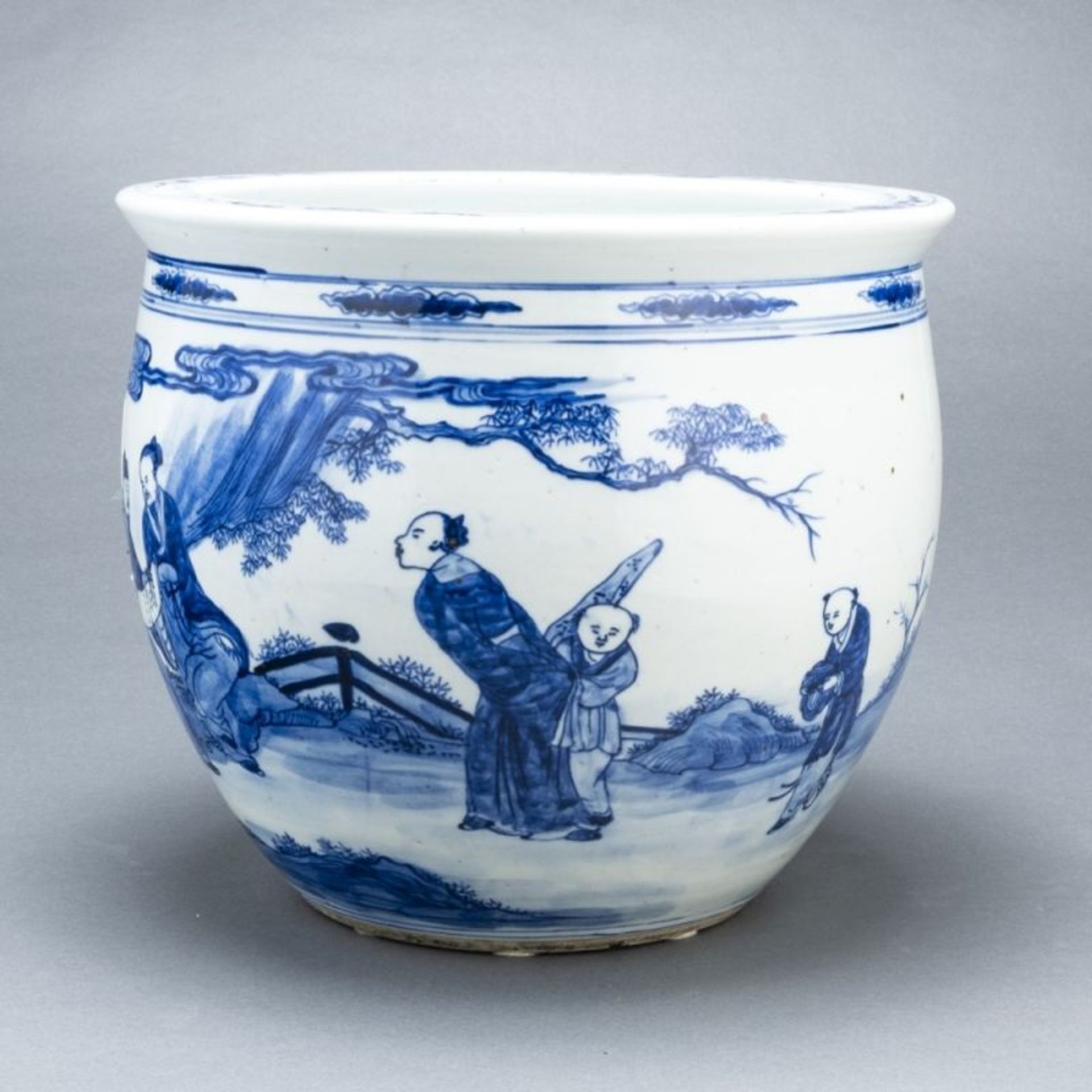 Cachepot, China, wohl Qing-Dynastie 19. Jahrhundert - Image 2 of 2