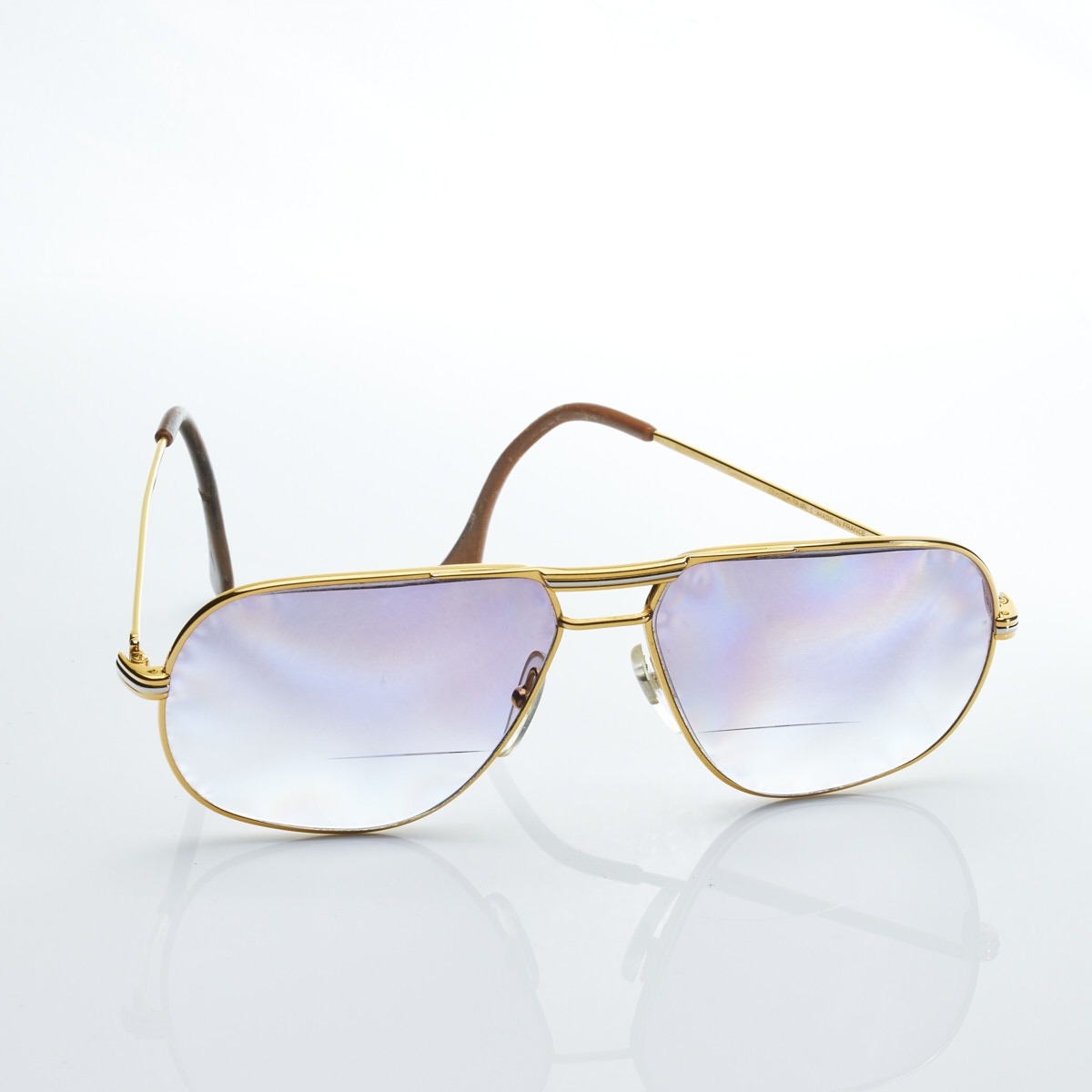 CARTIER - Brille mit geschliffenen, gefärbten Gläsern in Schatulle - Image 2 of 2
