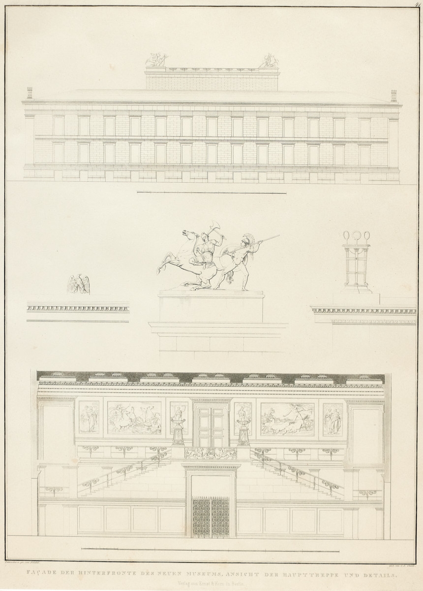 Karl Friedrich Schinkel (1781-1841) (von und nach), 3 Kupferstiche - Bild 6 aus 7