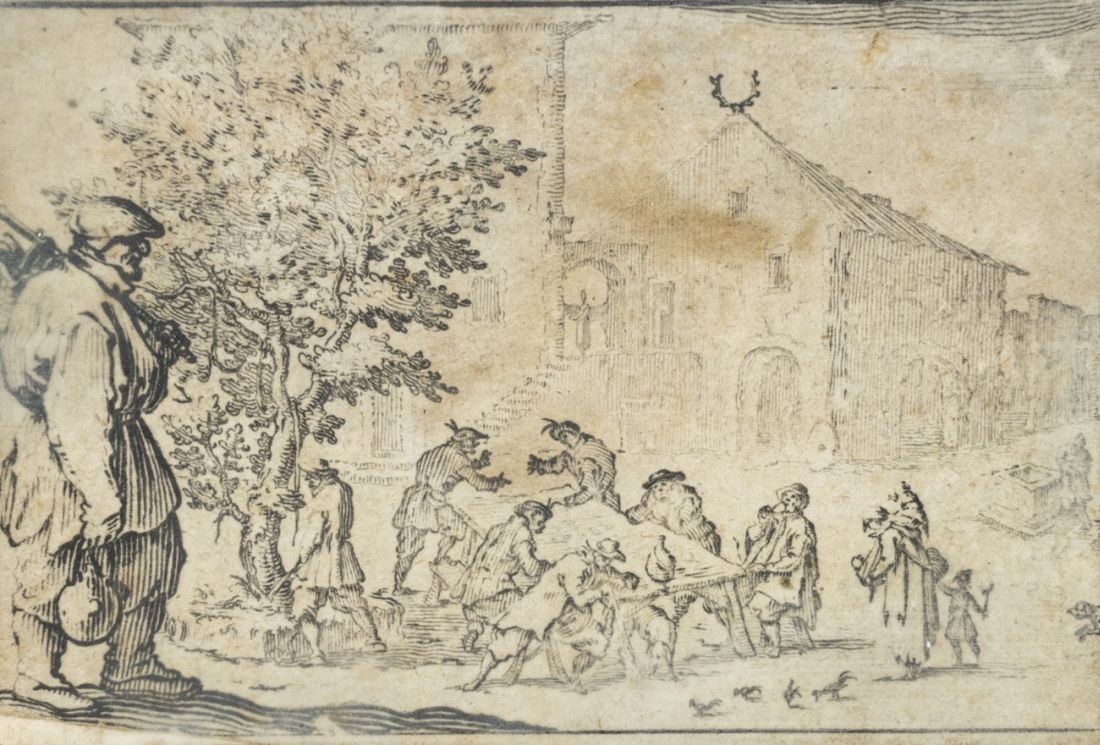 Jacques Callot (1592-1635), 5 Radierungen - Bild 4 aus 11