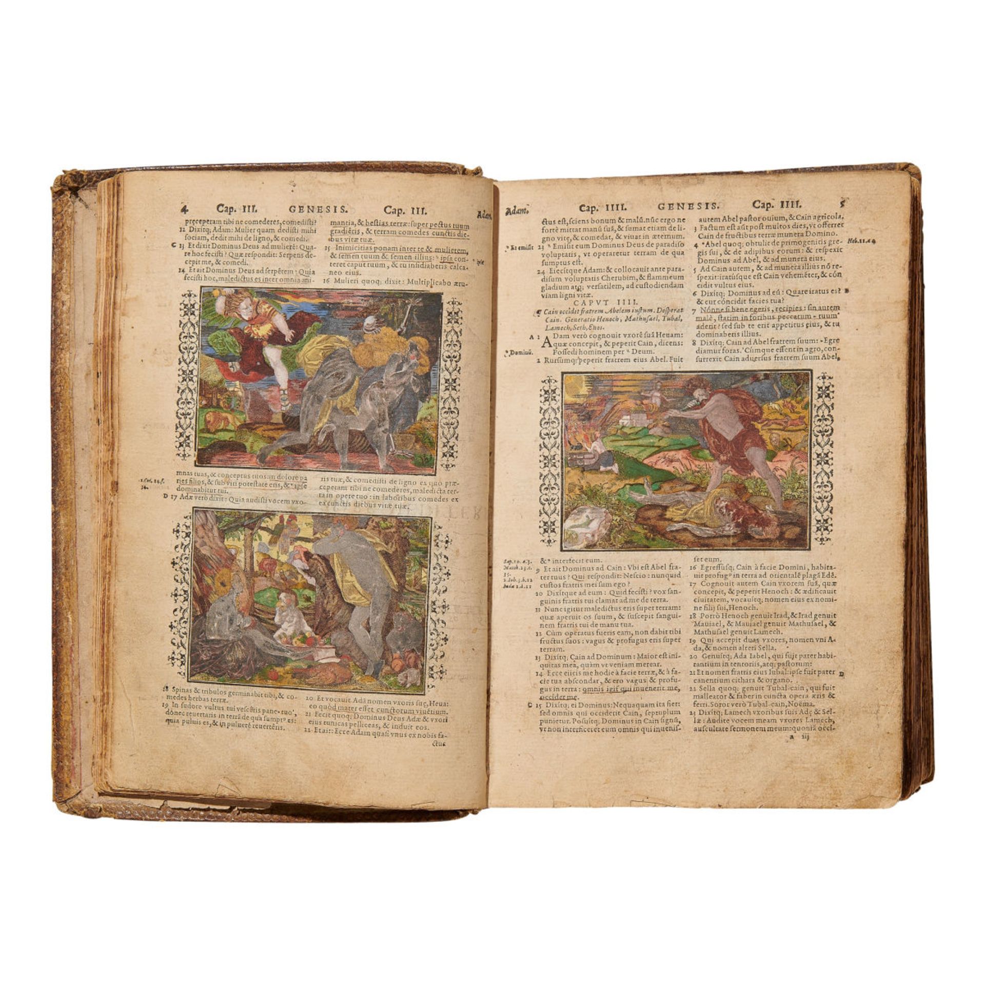 Biblia sacra veteris et novi testamenti - Image 4 of 11