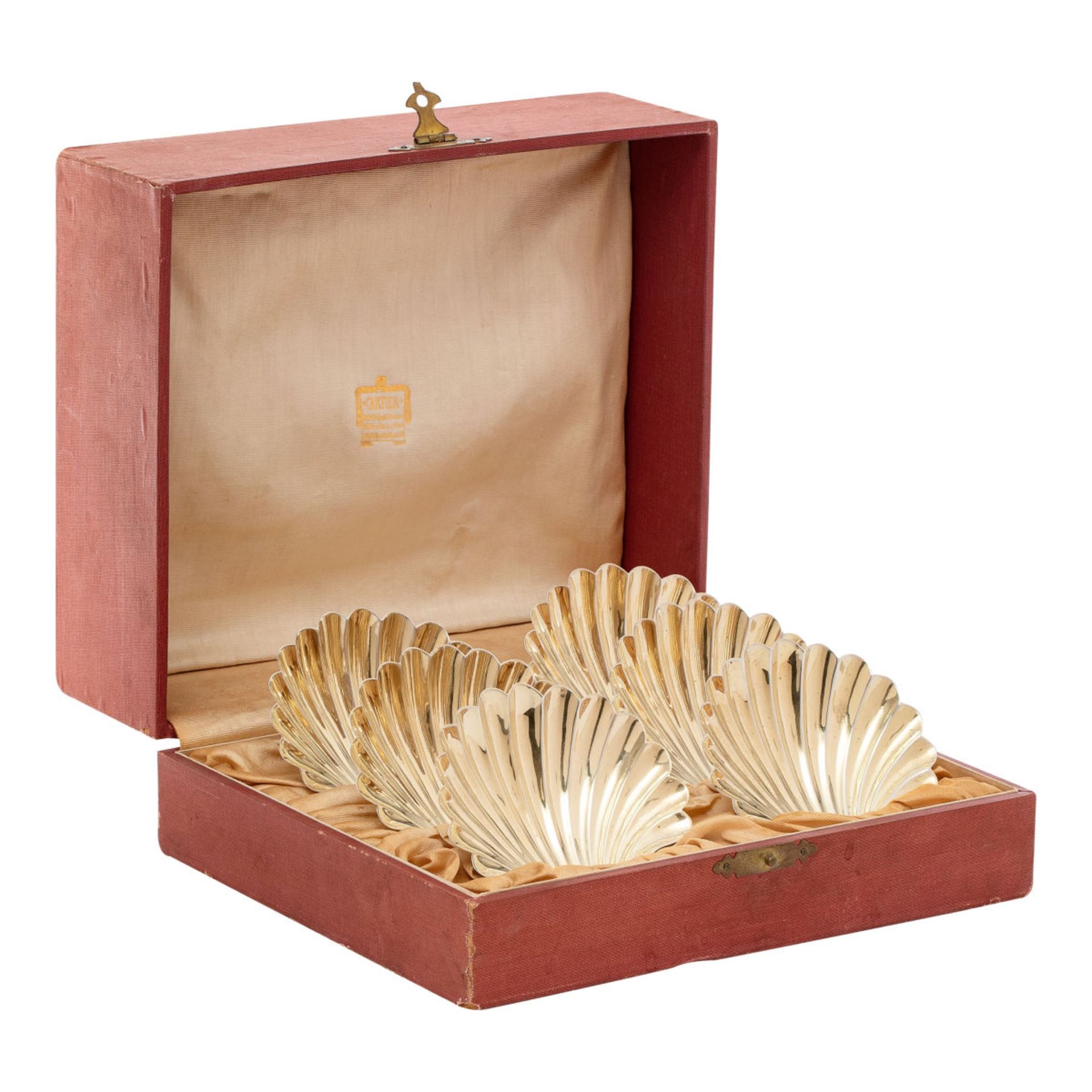 Cartier set of six shell dishes