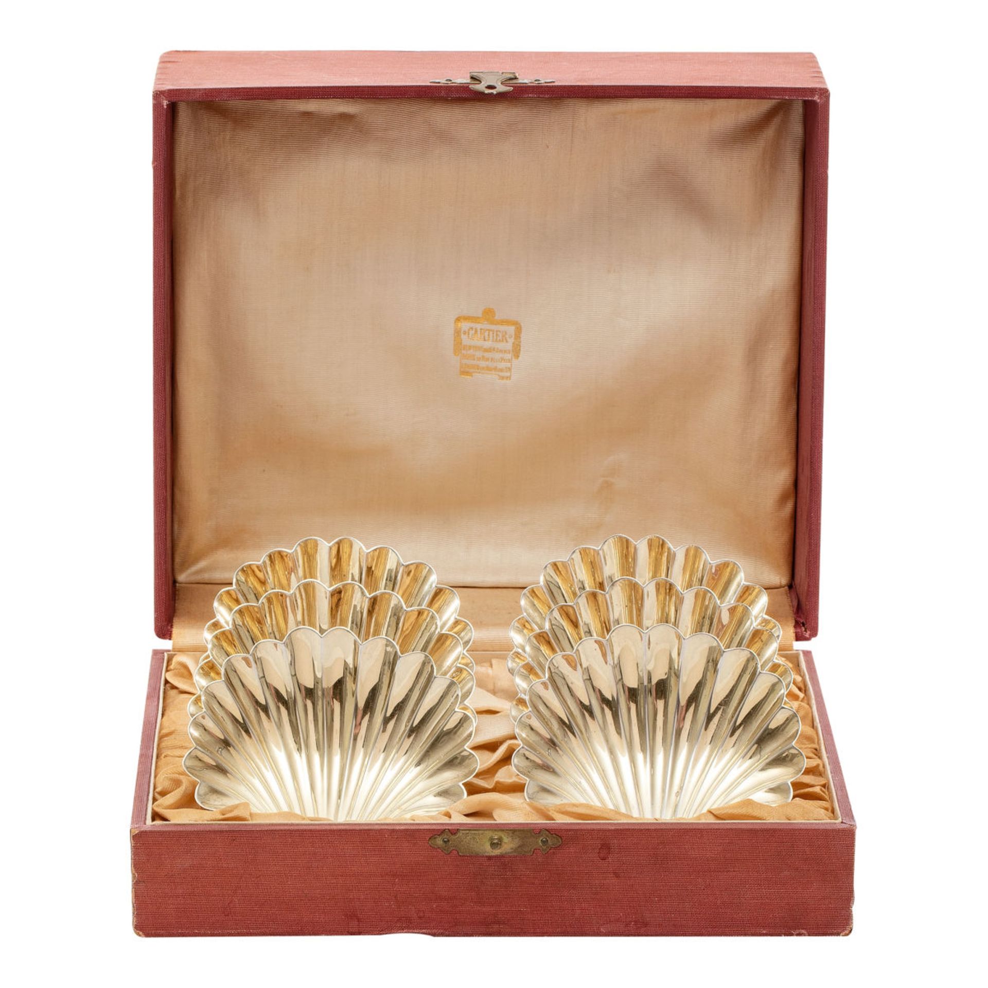 Cartier set of six shell dishes - Image 2 of 6